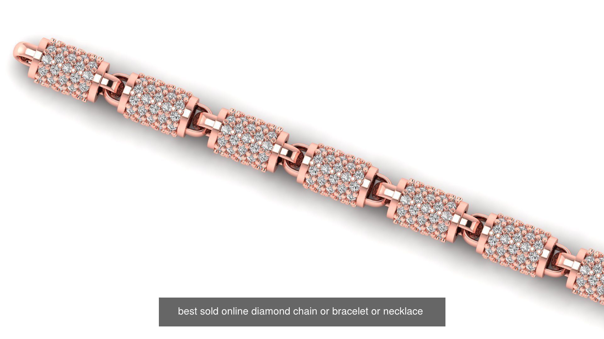 5 set of  chain or necklace or bracelet 3d model 3D Model Collection_4