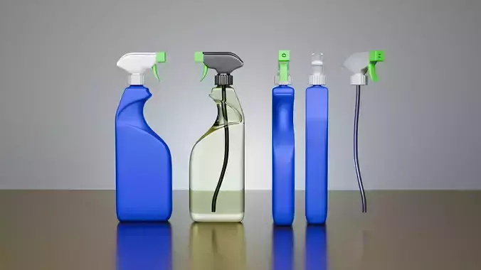 Spray plastic bottle with dispenser 250 ml