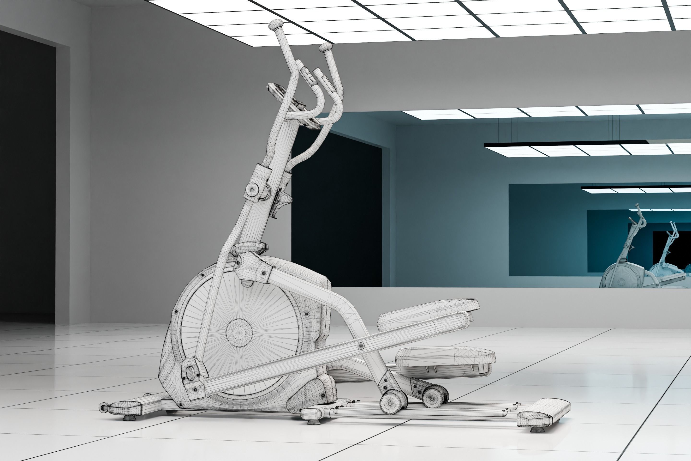 MAXXUS CROSS TRAINER 3D model_2