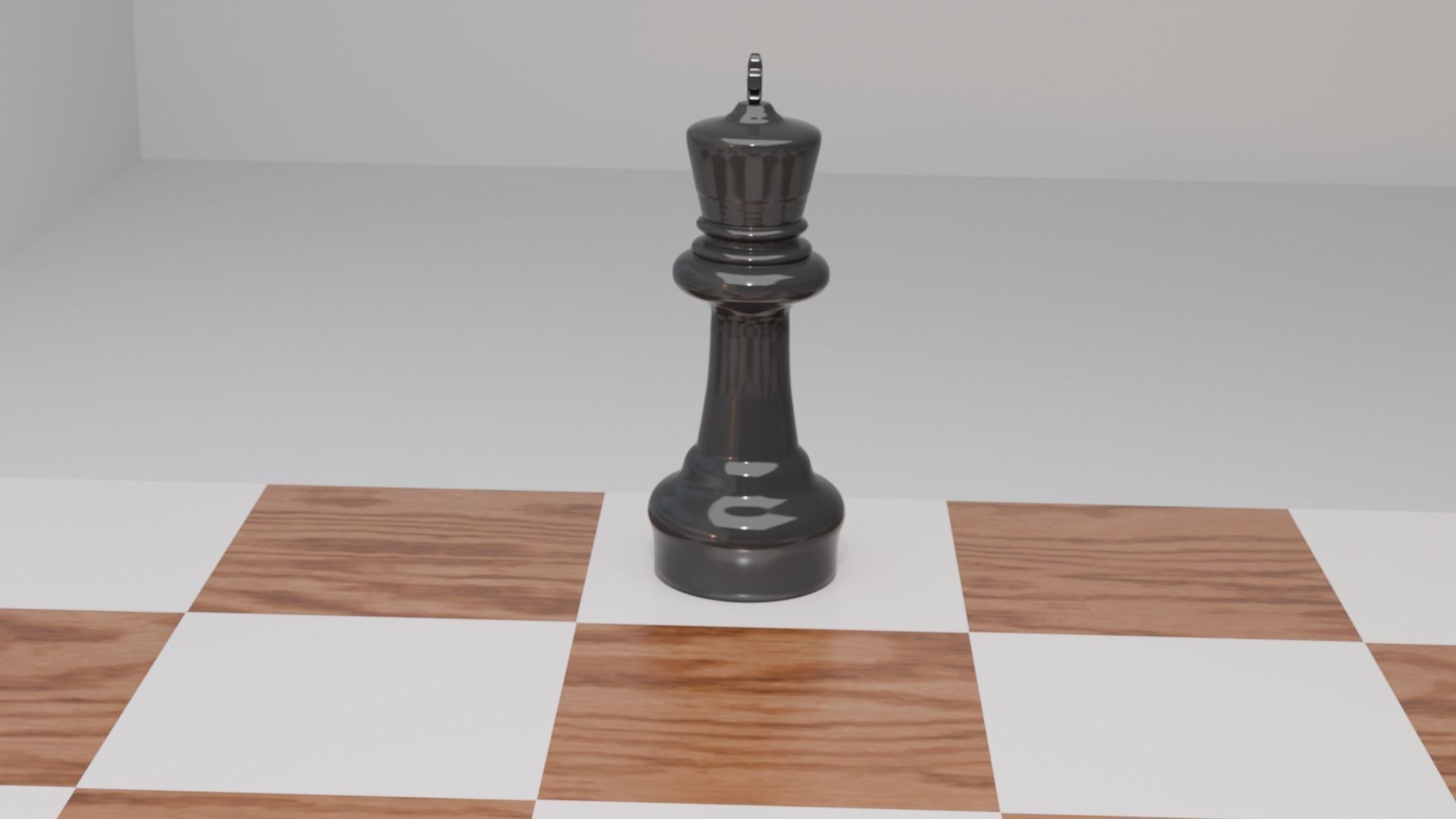 Chess board Low-poly 3D model_5