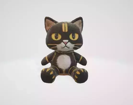 Cartoon Cat Character PlushToy