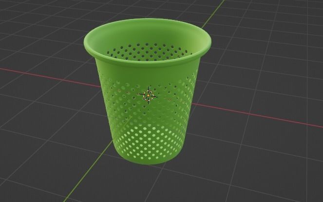 Trash Bin Free 3D model_1