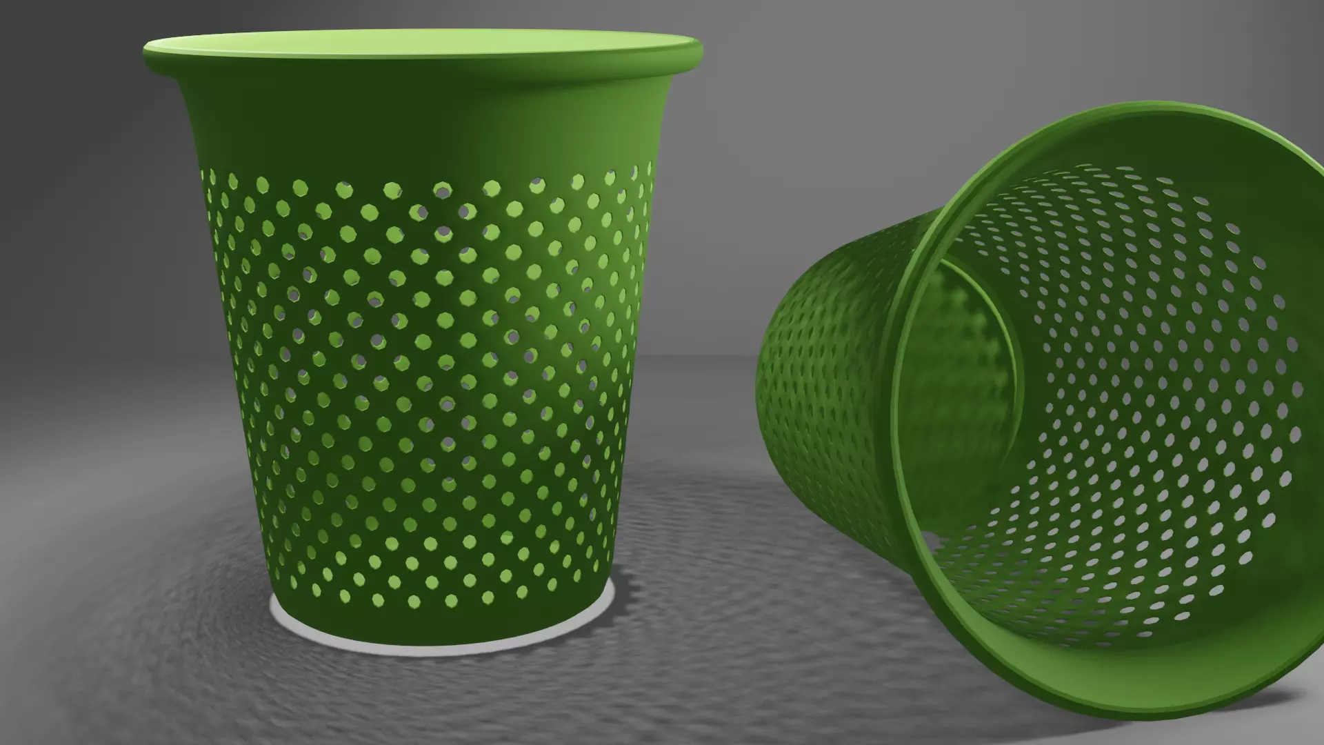 Trash Bin Free 3D model_0