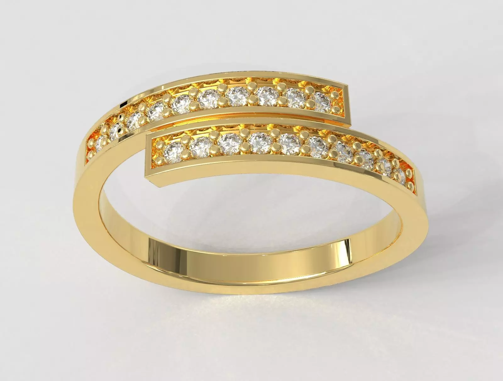 Diamond Ring 3D print model_0