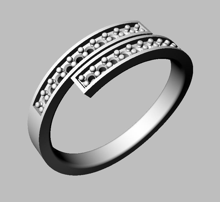 Diamond Ring 3D print model_13