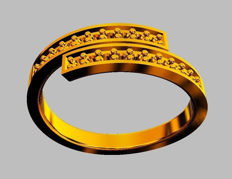 Diamond Ring 3D print model_6