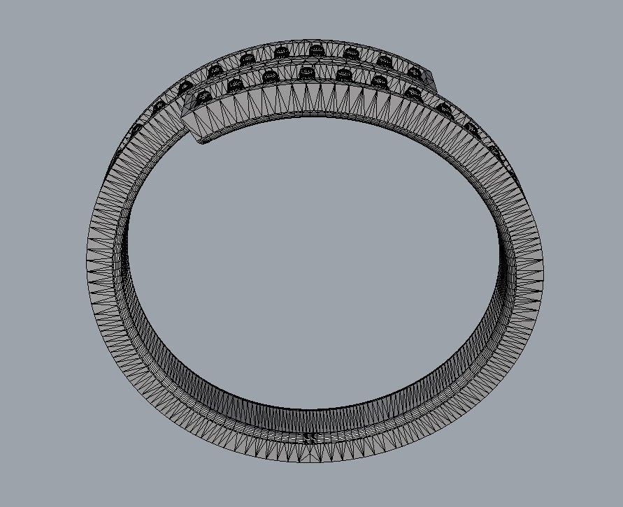 Diamond Ring 3D print model_23