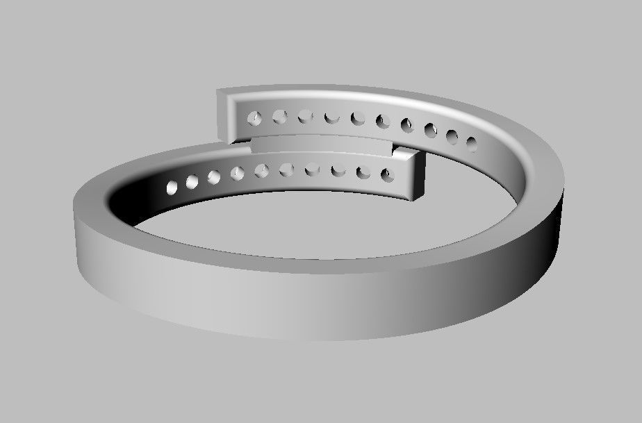 Diamond Ring 3D print model_16