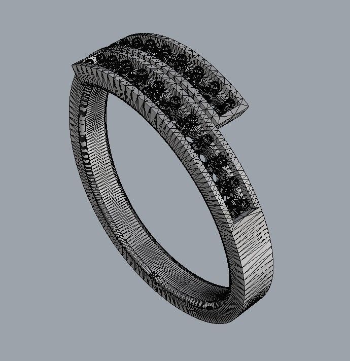 Diamond Ring 3D print model_20
