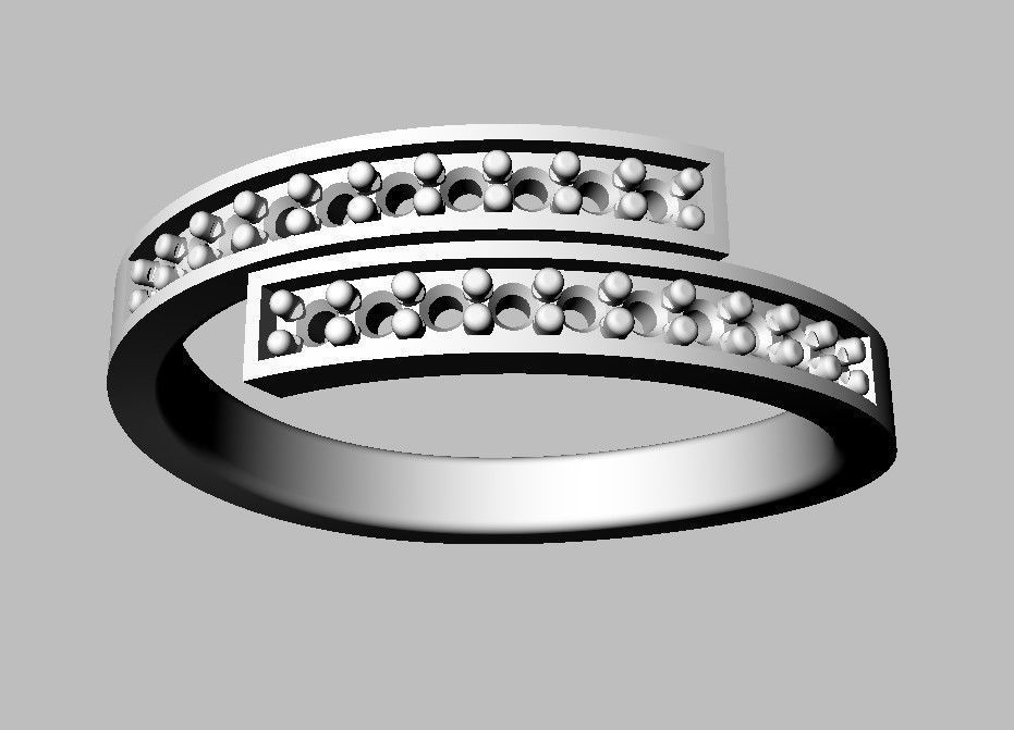 Diamond Ring 3D print model_14