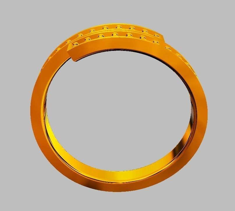 Diamond Ring 3D print model_12
