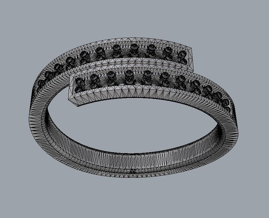 Diamond Ring 3D print model_19