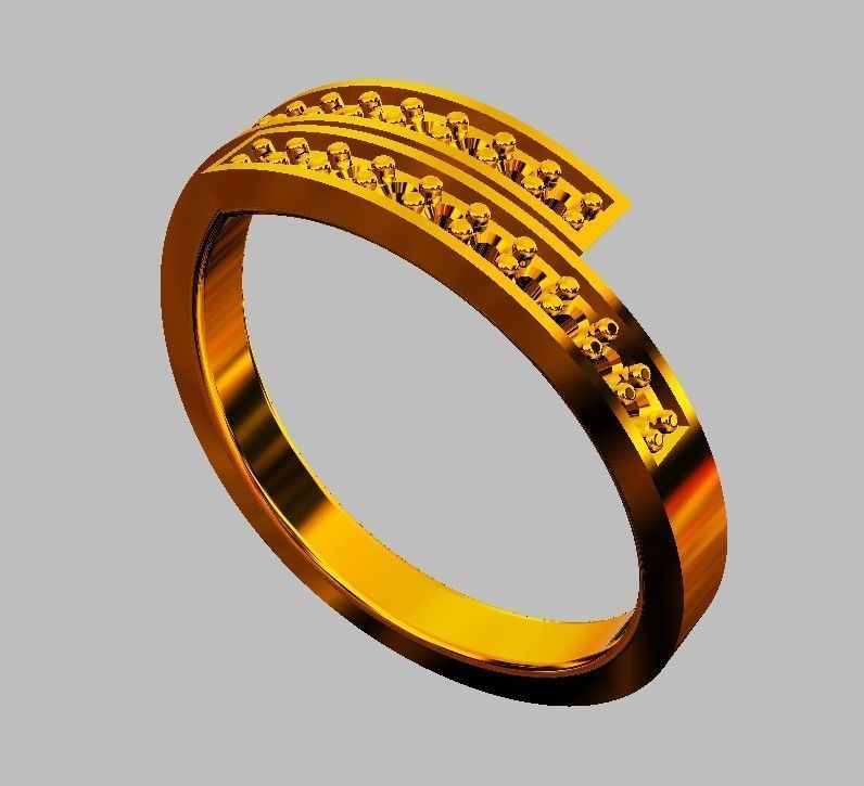 Diamond Ring 3D print model_7