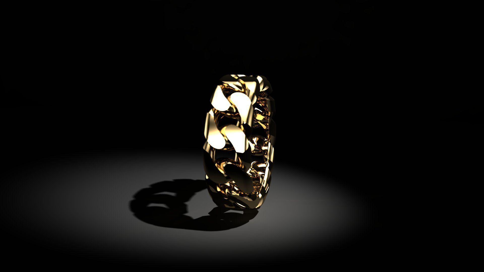 Gold 3D print model 3D print model_2