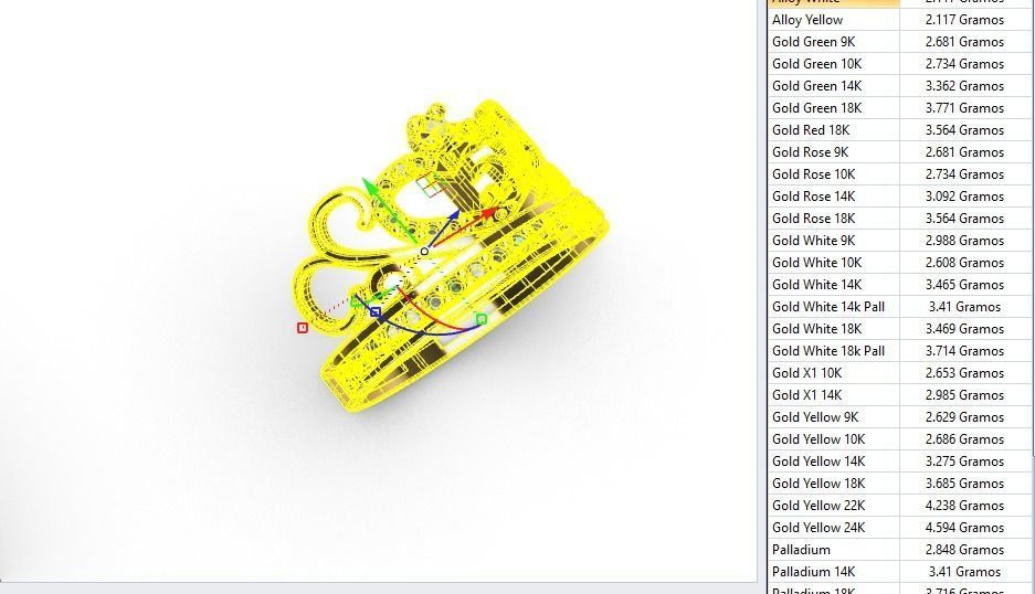 Anillo de 15 para dama-mujer -v- 3D print model_5