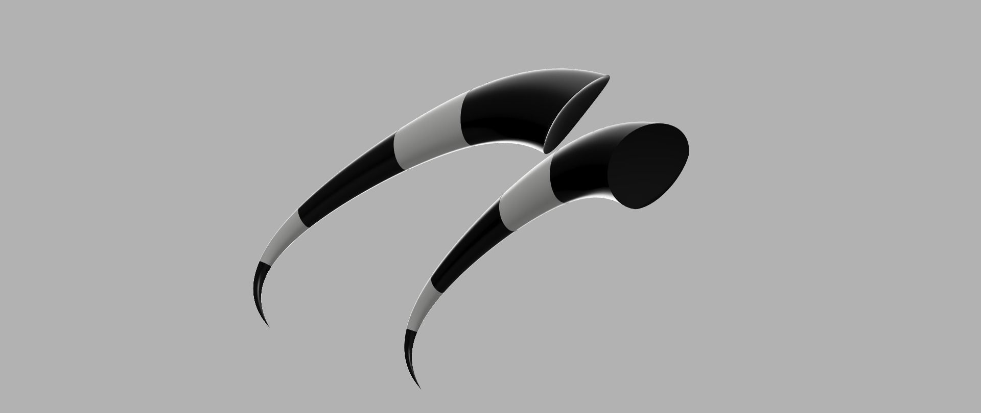 Blitzo horns - Helluva Boss 3D print model_13