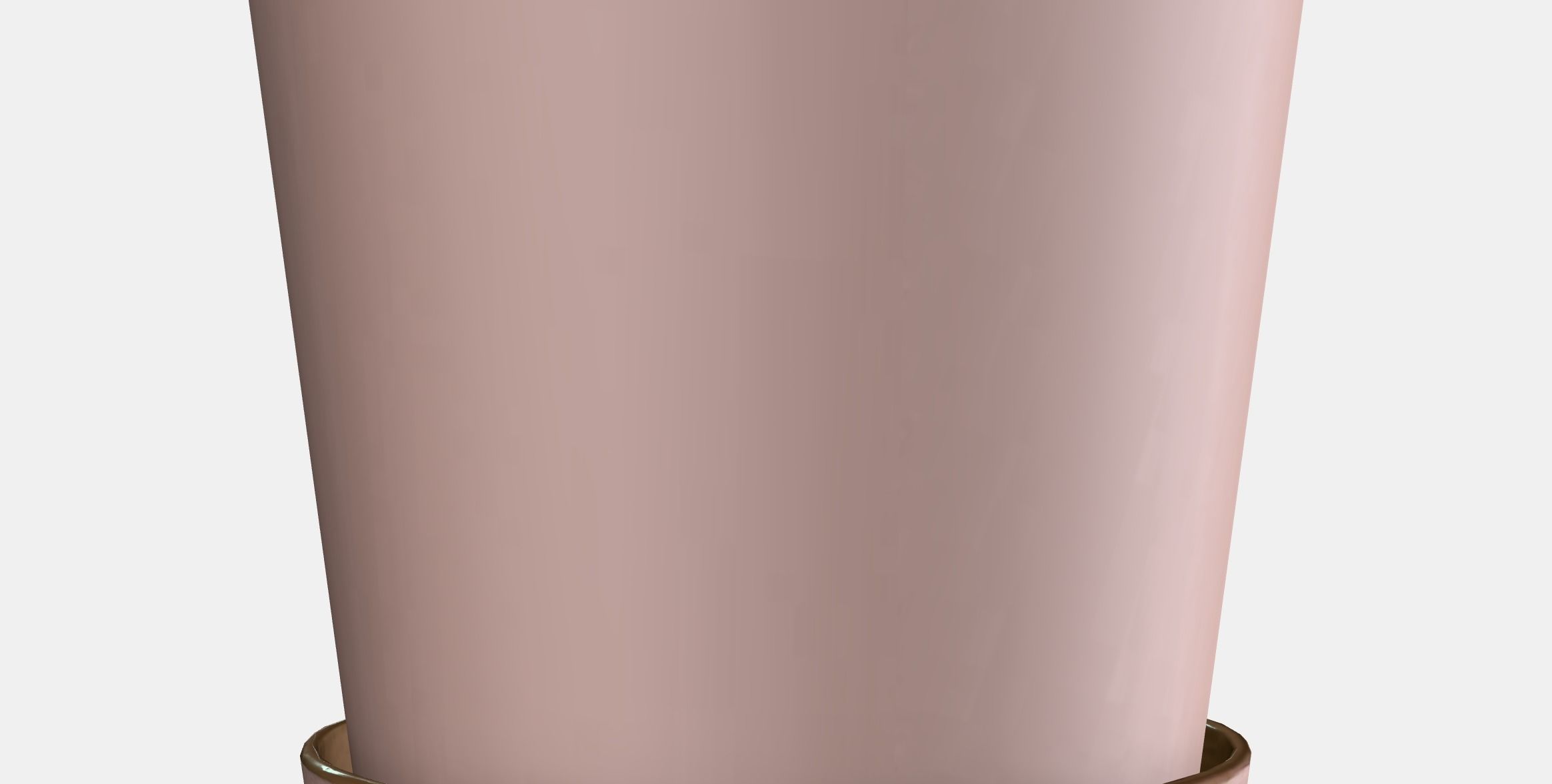 KLARBAR Plant pot with saucer 1 Low-poly 3D model_3