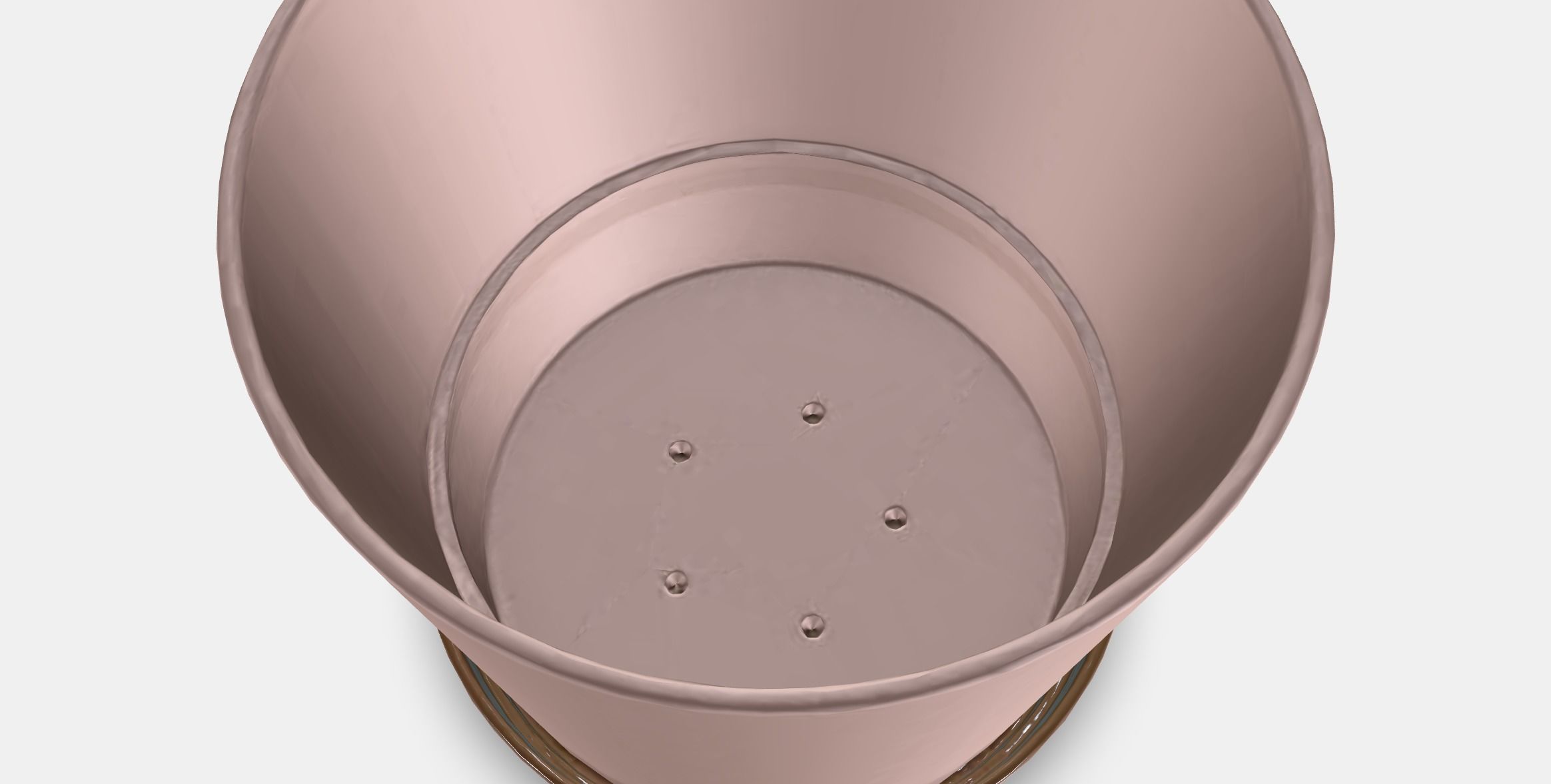 KLARBAR Plant pot with saucer 1 Low-poly 3D model_7