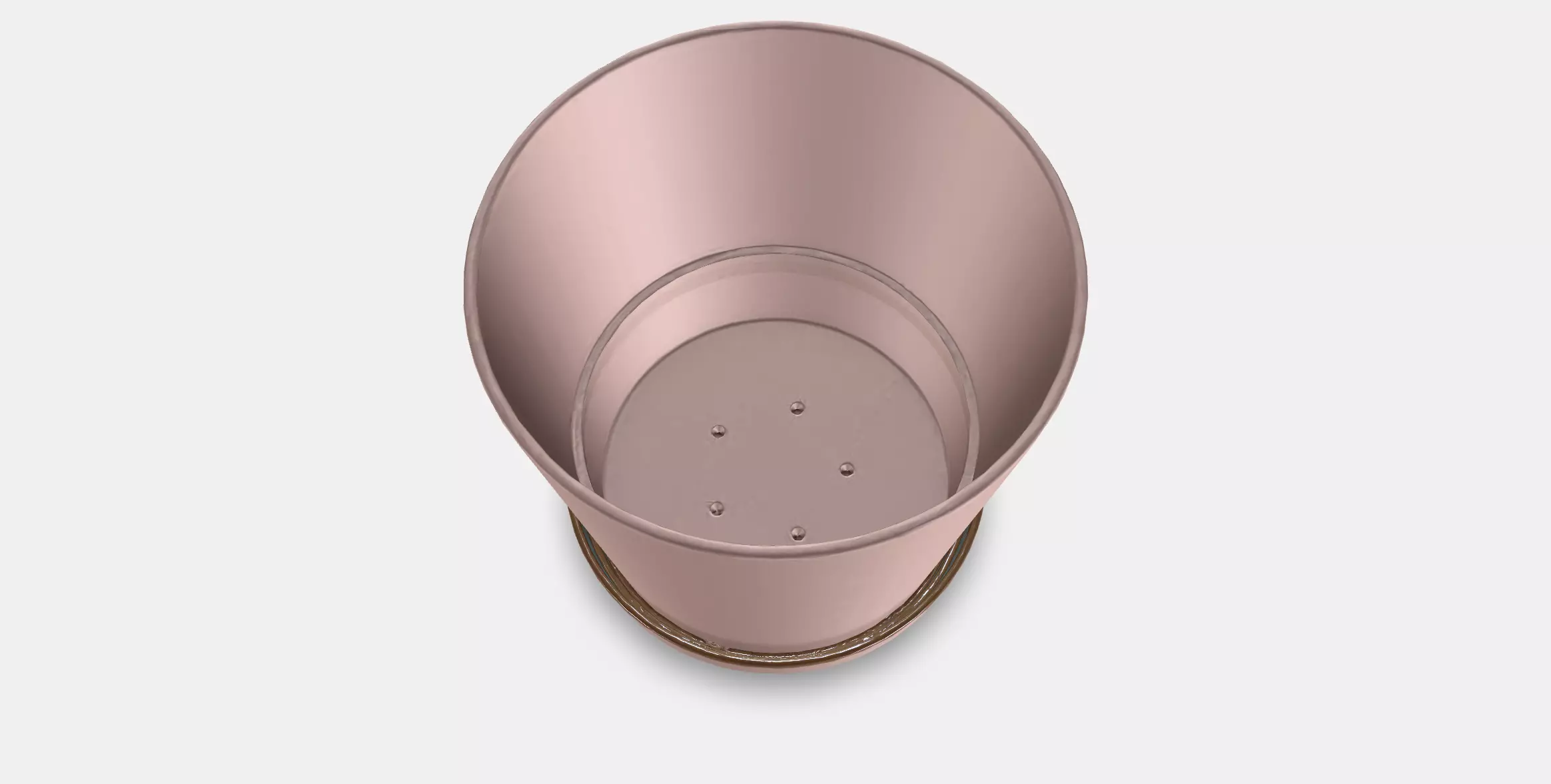 KLARBAR Plant pot with saucer 1 Low-poly 3D model_0