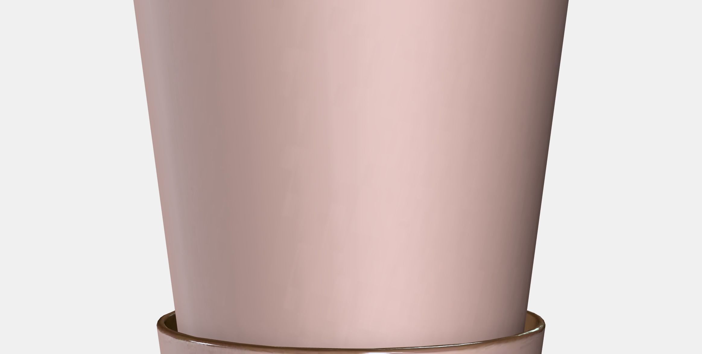 KLARBAR Plant pot with saucer 1 Low-poly 3D model_6