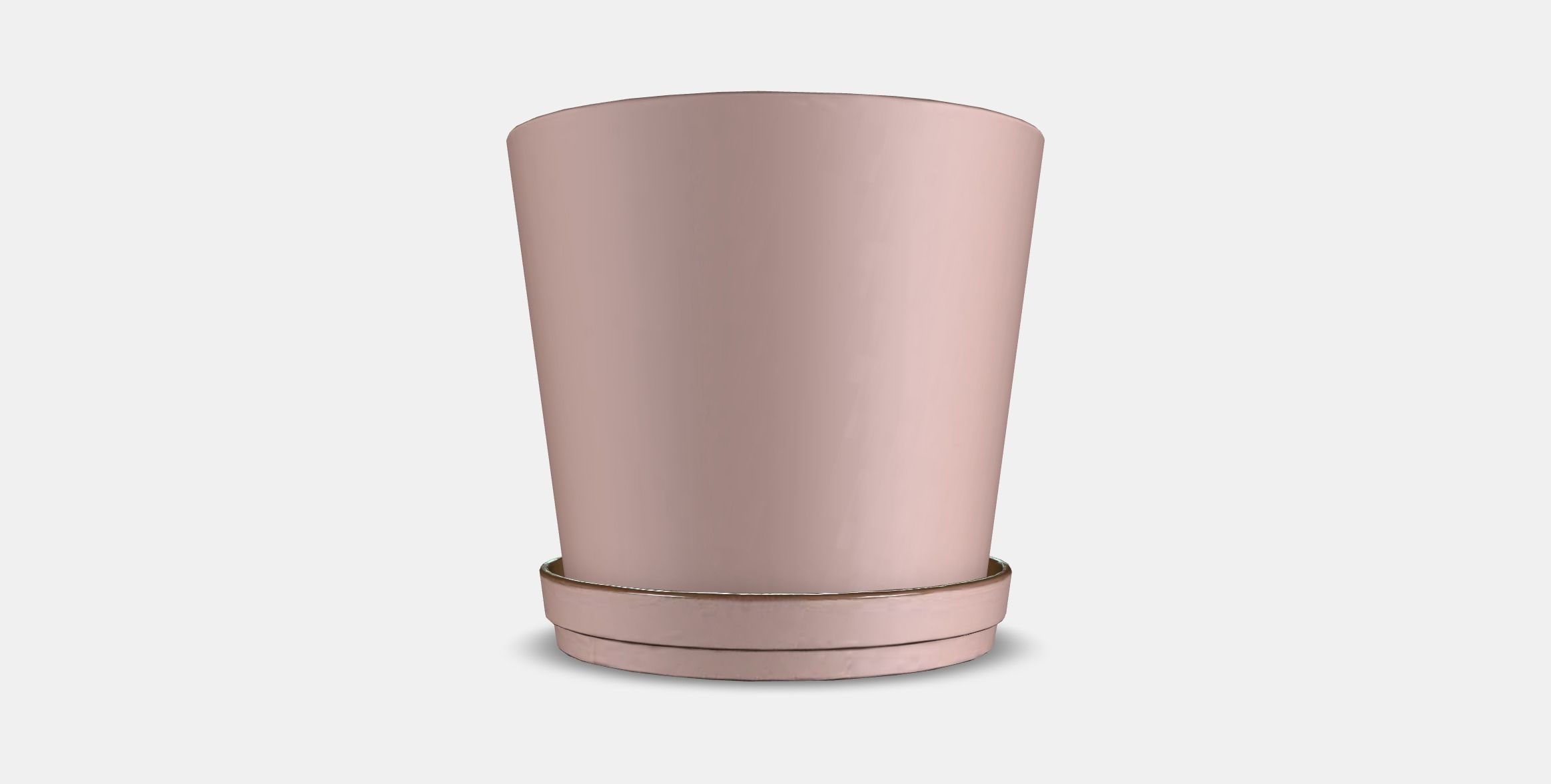 KLARBAR Plant pot with saucer 1 Low-poly 3D model_14