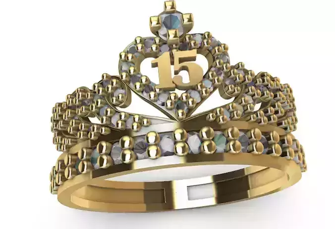 Anillo de 15 para dama-mujer -v-