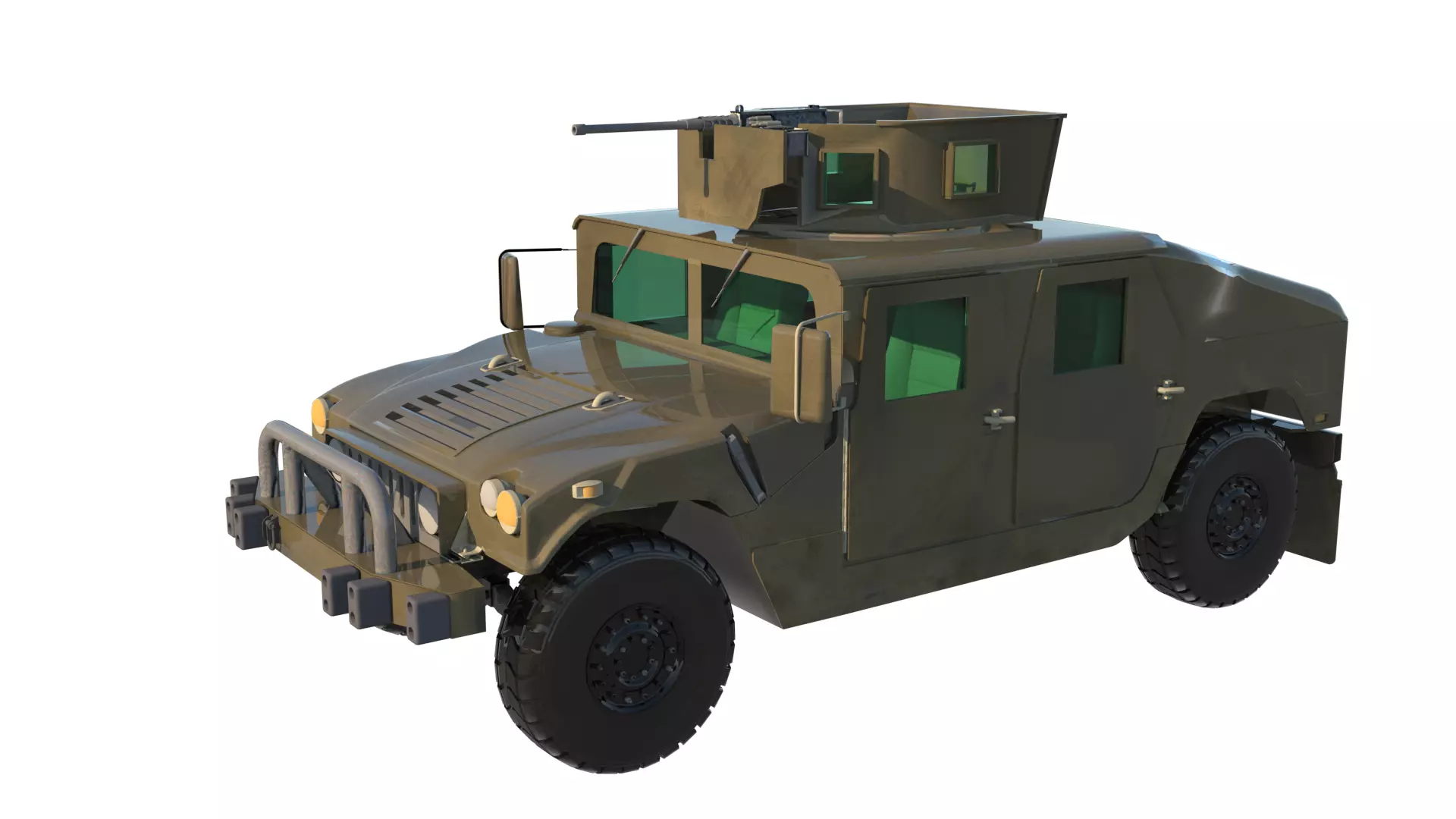 Armored vehicle Free 3D model_0