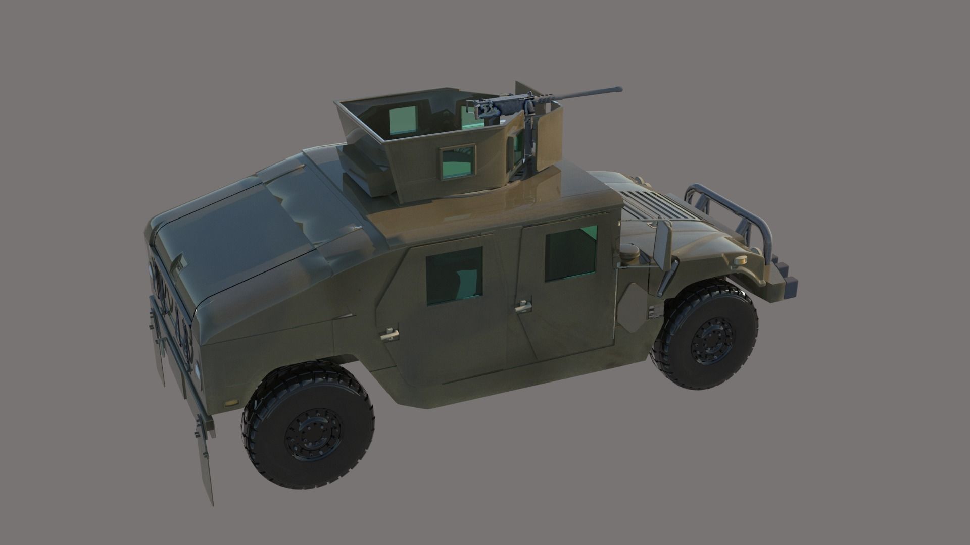 Armored vehicle Free 3D model_2