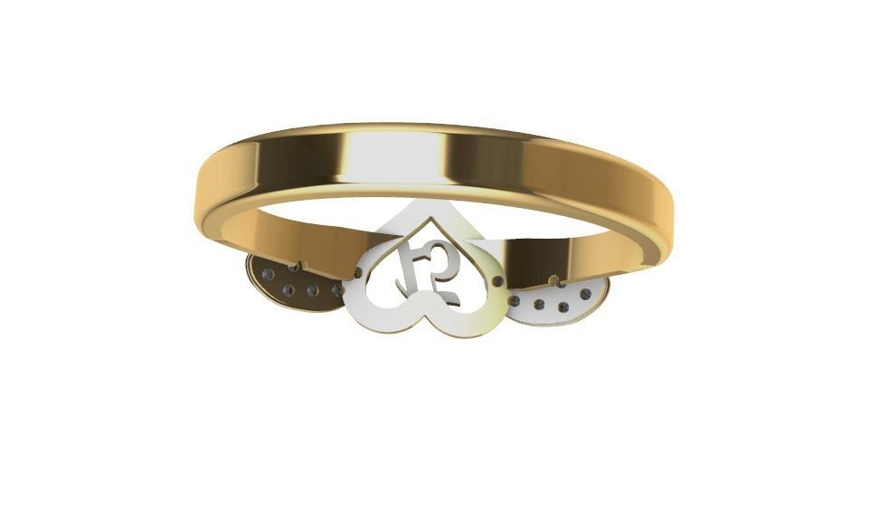 Anillo de 15 para dama-mujer -v- 3D print model_3