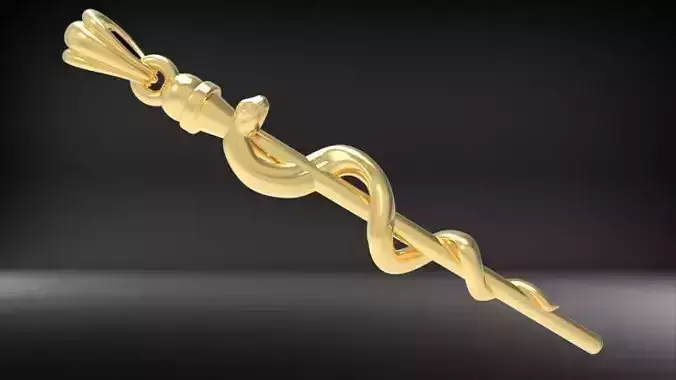 Caduceus Symbol Necklace Nurse Doctor Charm Pendant Jewelry