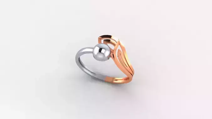Bead  Wire Ultra light wt minimalist Plain Gold Ring 3dm stl  3D print model
