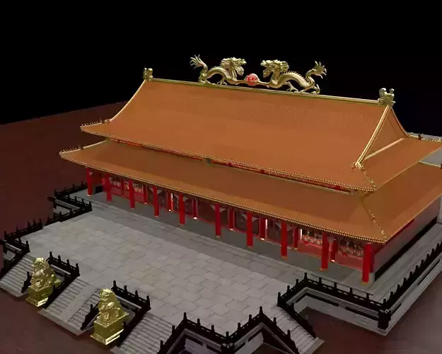 Chinese  ancient building 