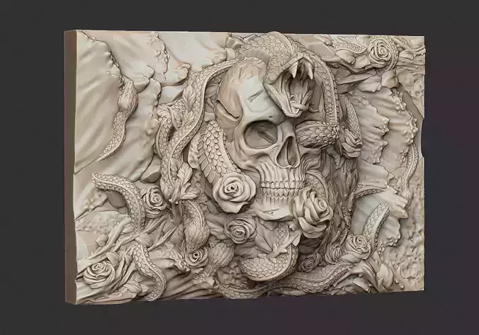 Snake medal3 or serpent mamba anaconda venum python poison demon