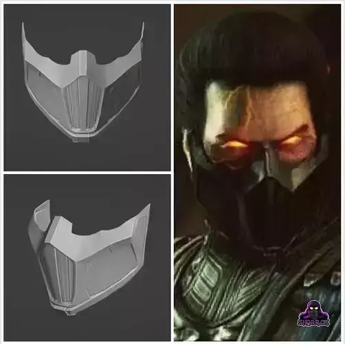 Sub Zero mask from Mortal Kombat X - Revenant