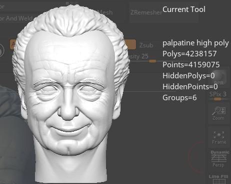 Palpatine STAR WARS 3D model_1