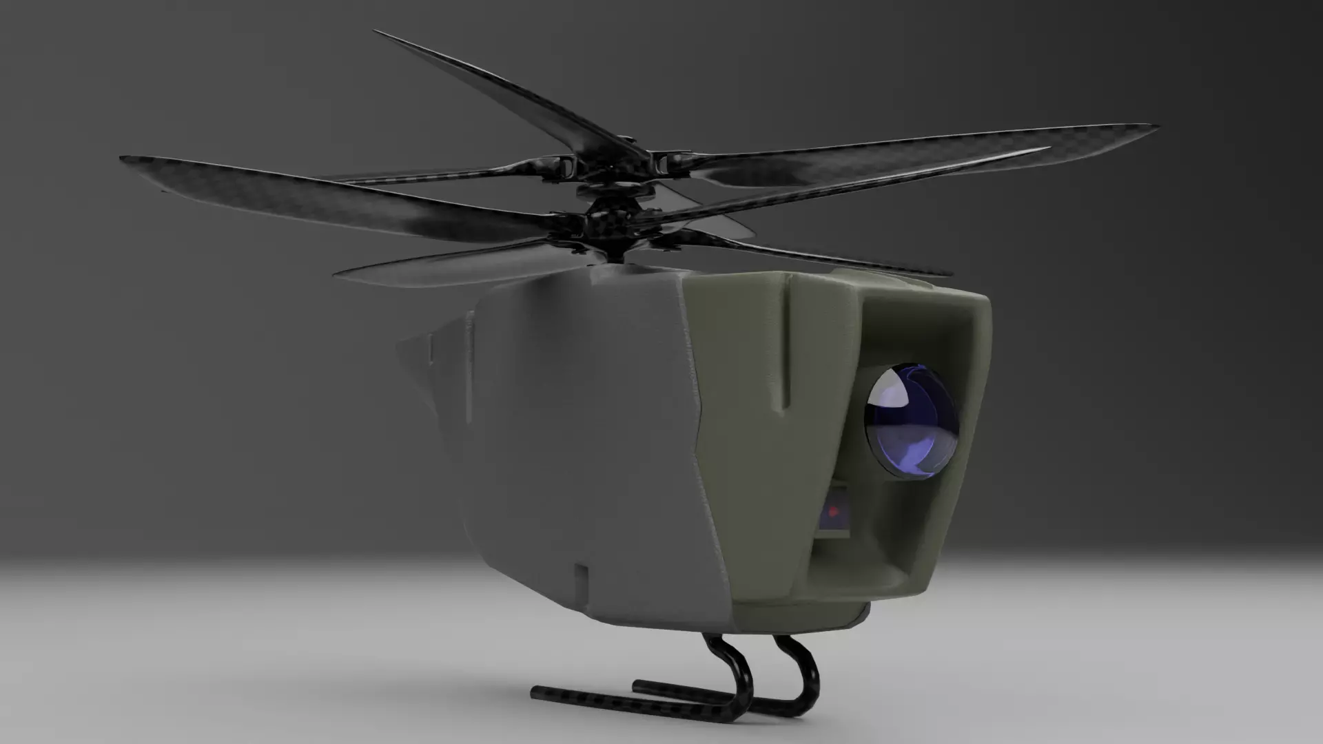 Pirhanna Recon Drone Concept Free 3D model