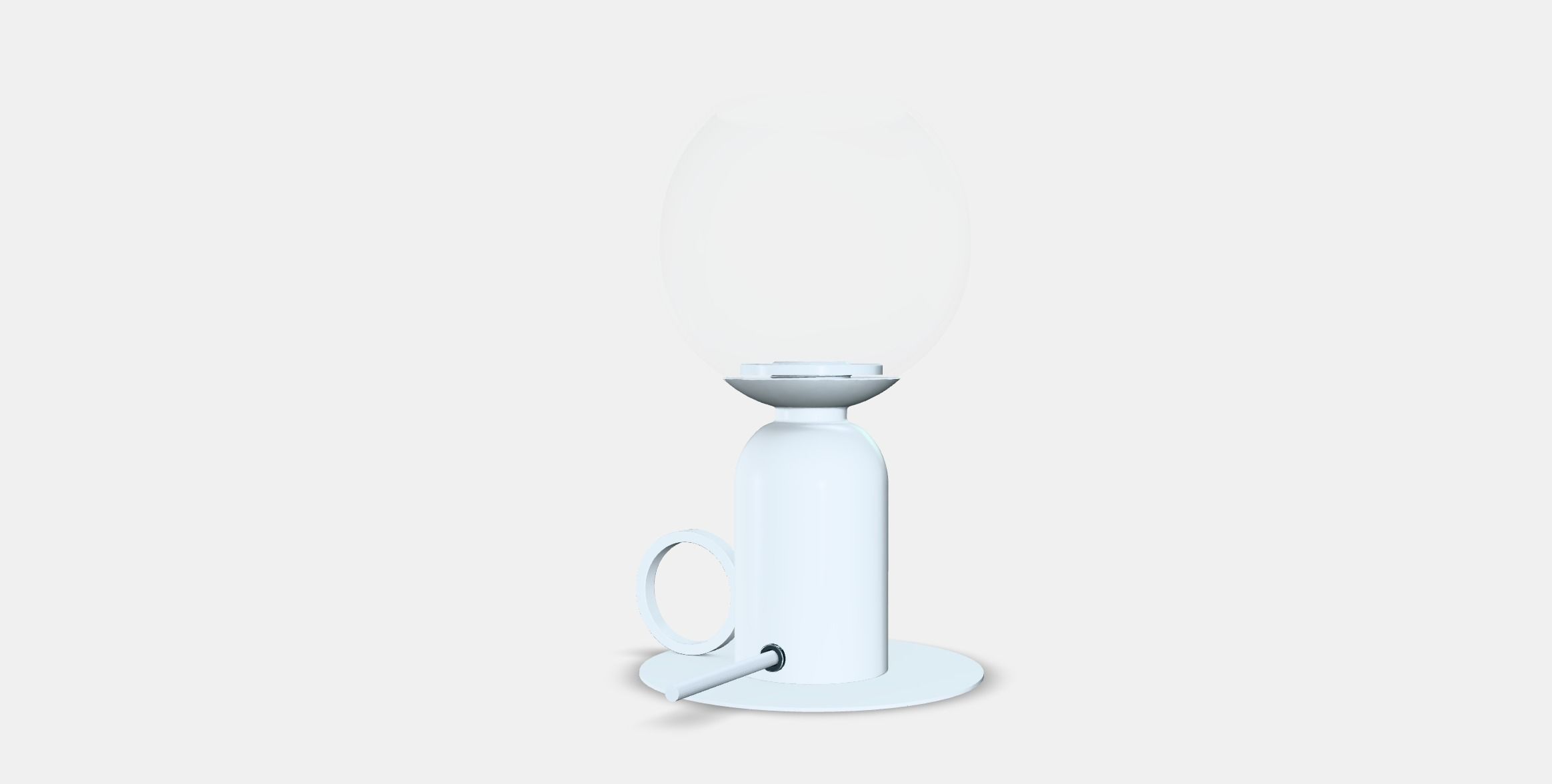 ASKMULLER Table lamp 1 Low-poly 3D model_5