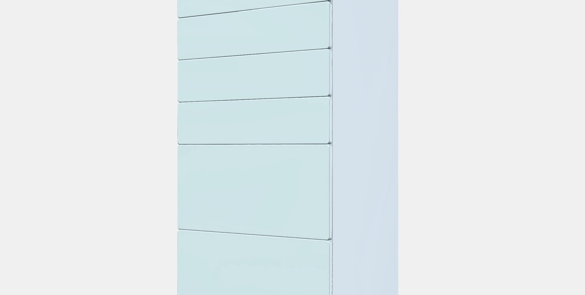 SMASTAD - PLATSA Chest of 6 drawers Low-poly 3D model_13