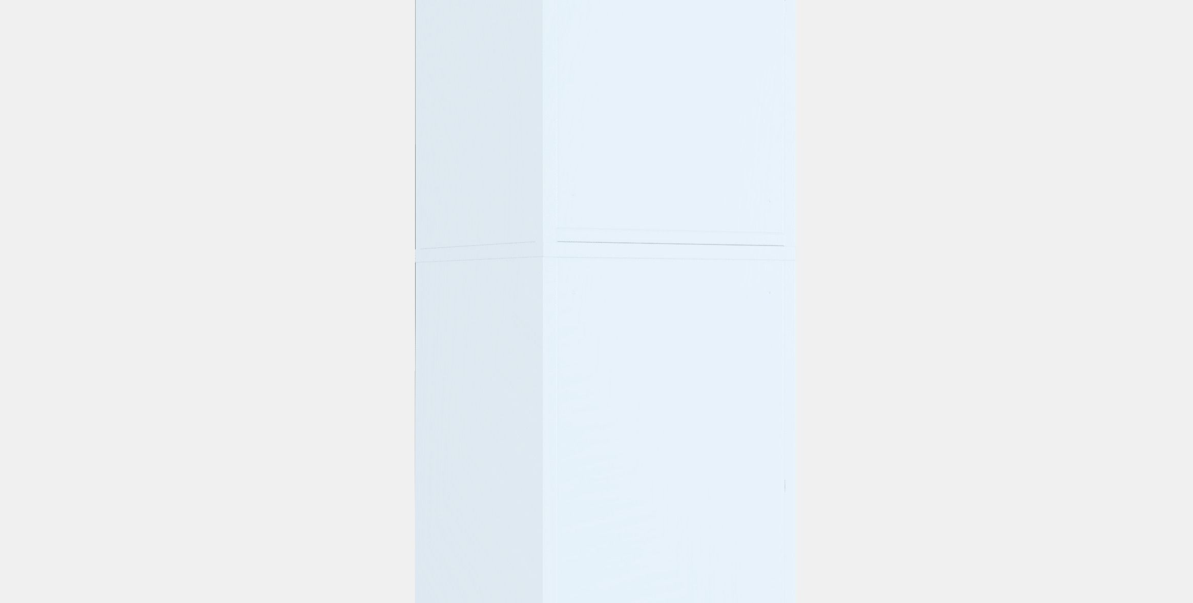 HALLAN Storage combination with doors 2 Low-poly 3D model_2