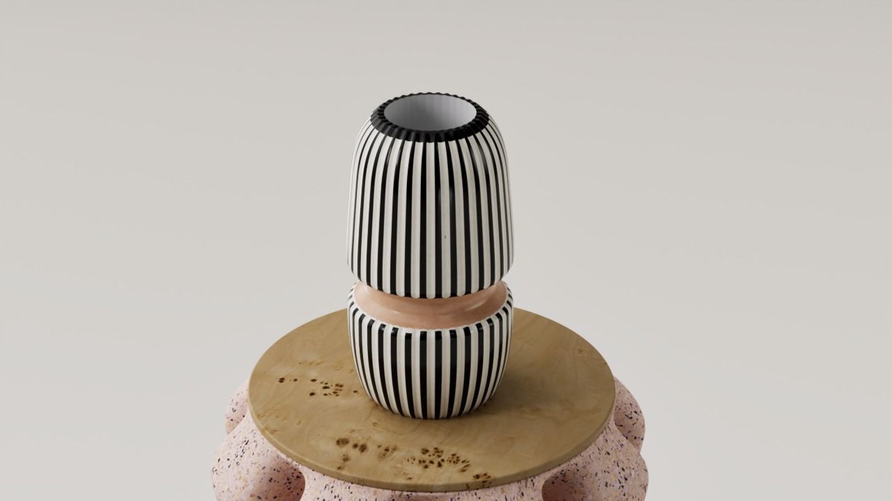 FLORERO - JARRON DECORATIVO 3D print model_1