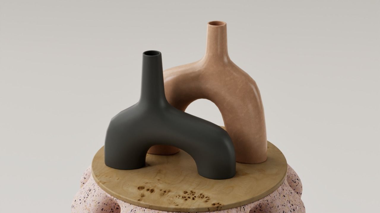 JARRONES DECORATIVOS - ESCULTURA 3D print model_1