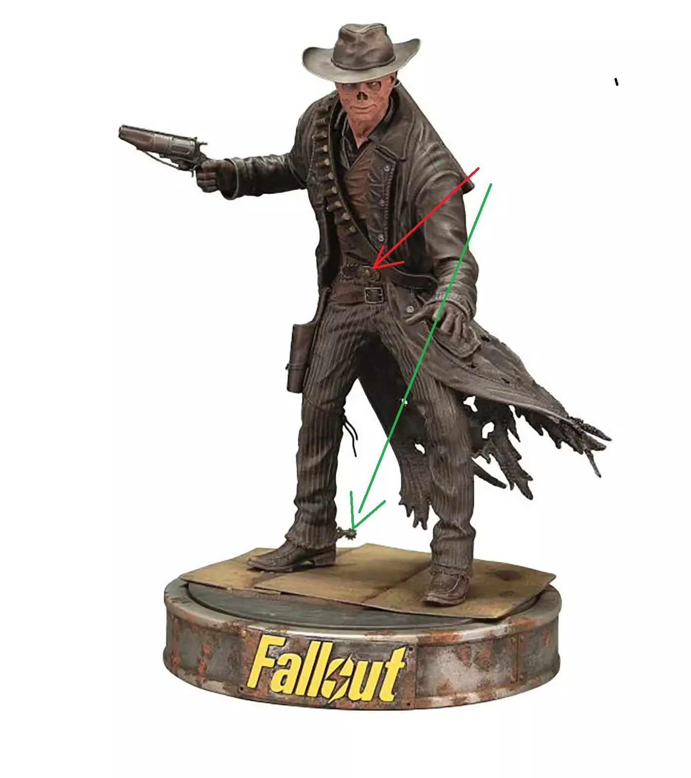 Fallout Ghoul Buckle and Spurs Package 3D print model_0