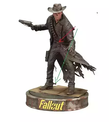 Fallout Ghoul Buckle and Spurs Package 3D print model
