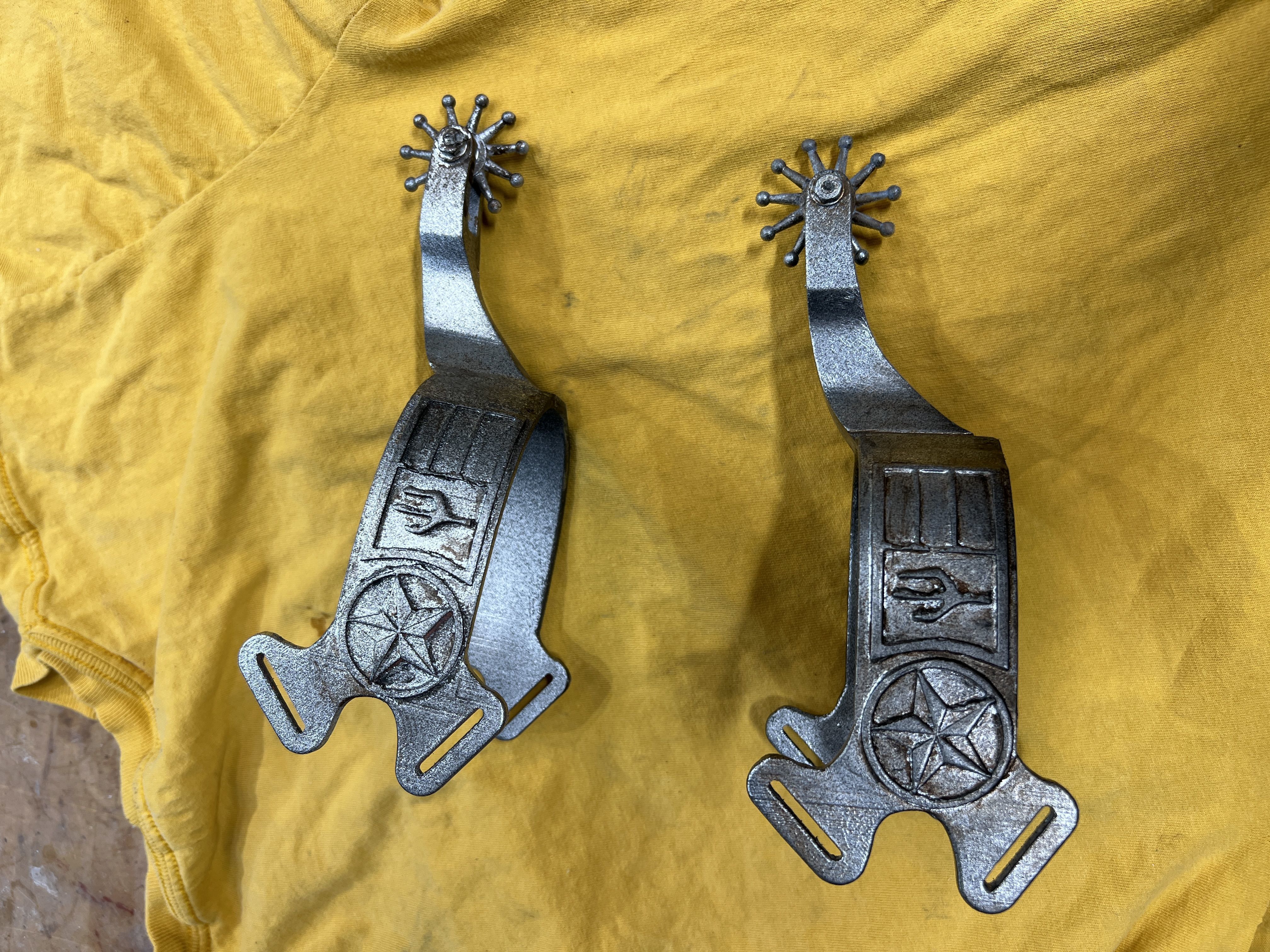 Fallout Ghoul Buckle and Spurs Package 3D print model_4