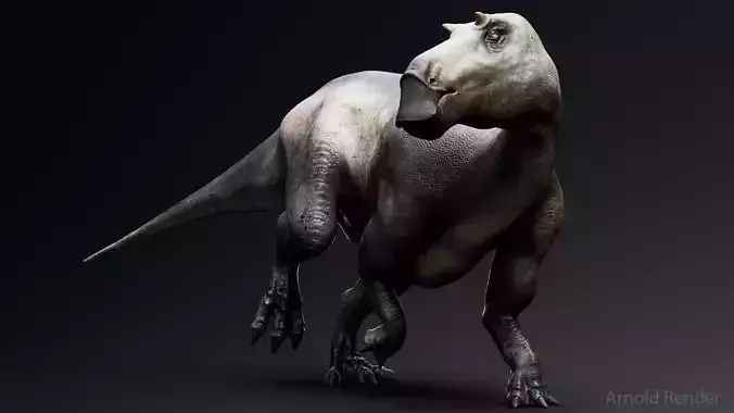 Maiasaura Unreal Engine Project Low-poly 3D model