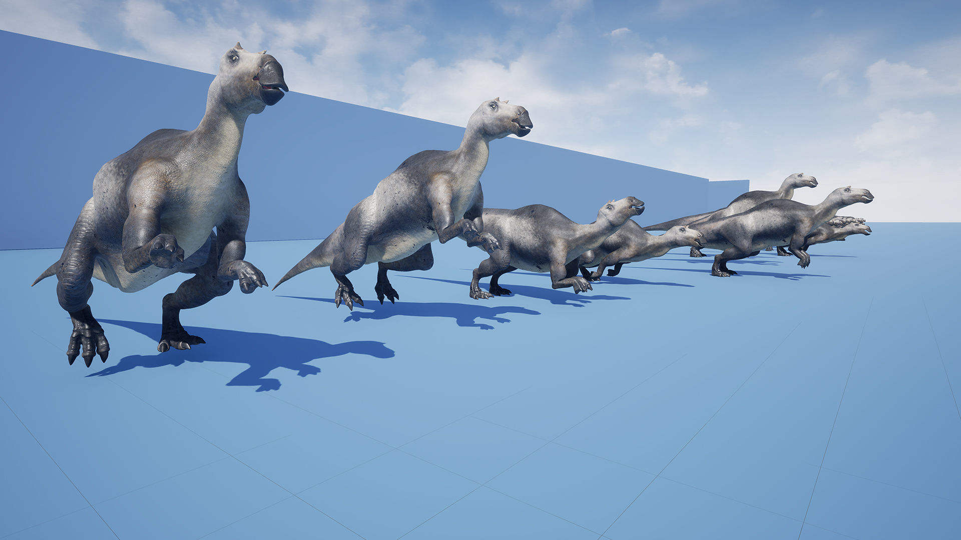 Dinosaur Maiasaura Unreal Engine Project Low-poly 3D model_8