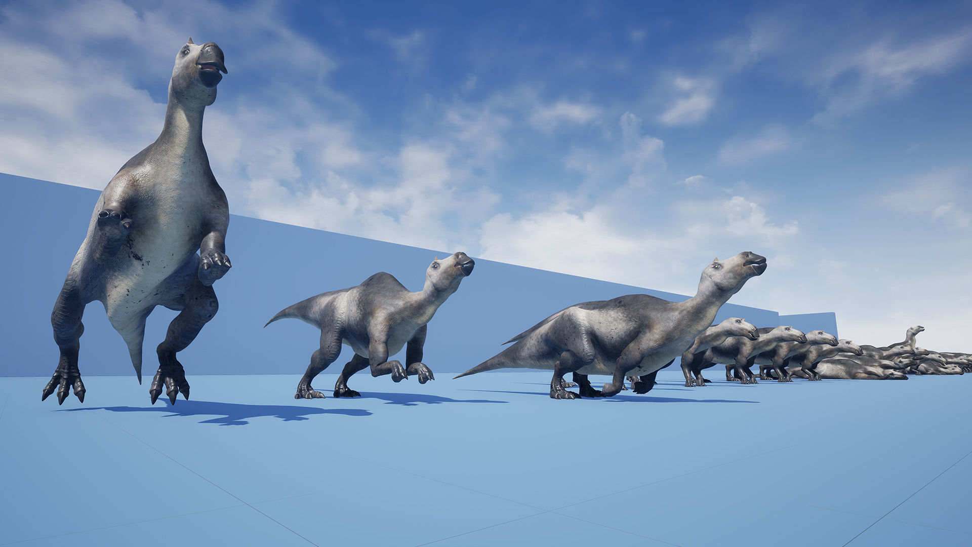 Dinosaur Maiasaura Unreal Engine Project Low-poly 3D model_10
