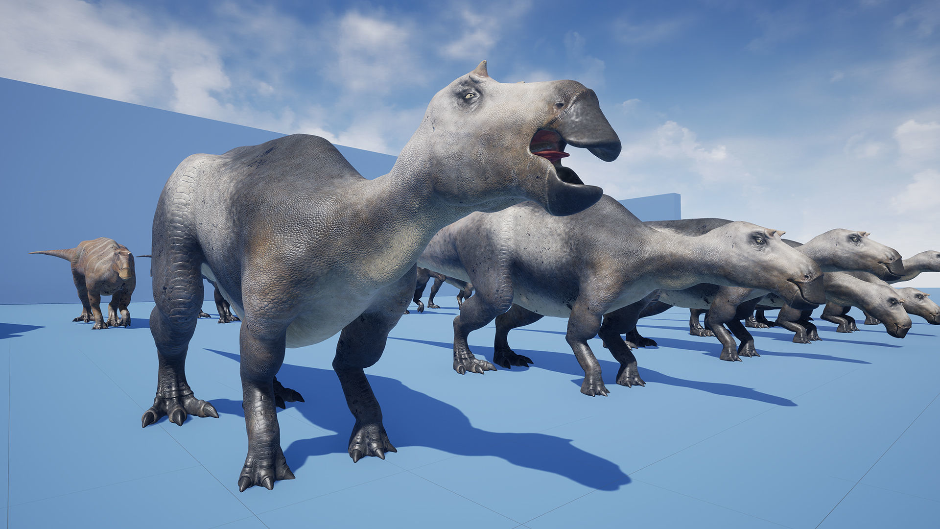 Dinosaur Maiasaura Unreal Engine Project Low-poly 3D model_16