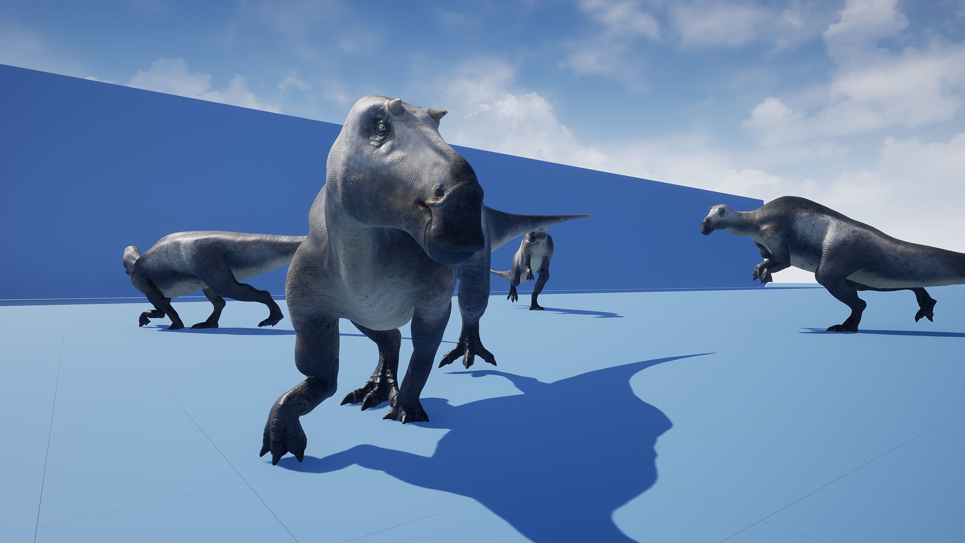 Dinosaur Maiasaura Unreal Engine Project Low-poly 3D model_7