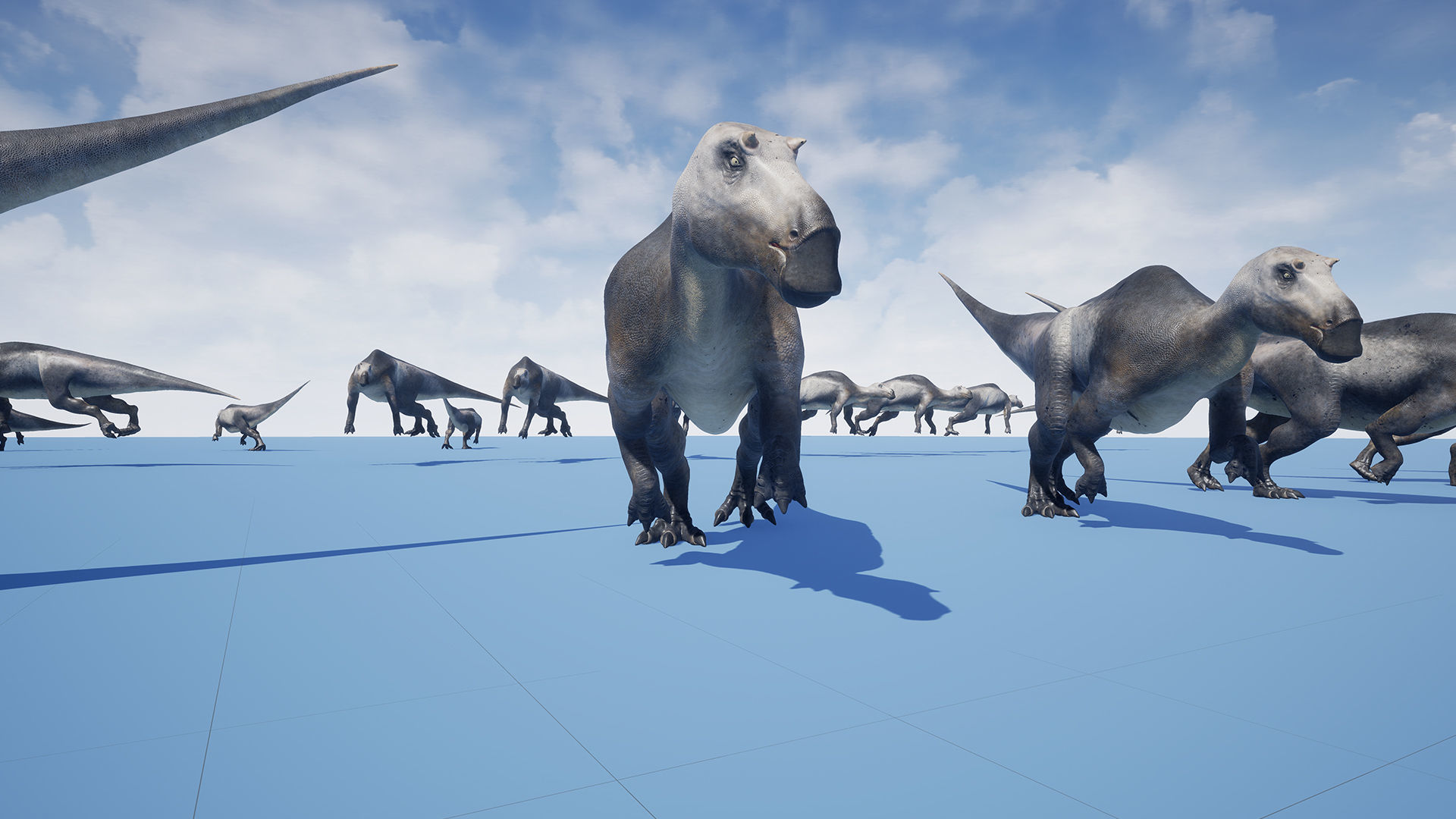 Dinosaur Maiasaura Unreal Engine Project Low-poly 3D model_14